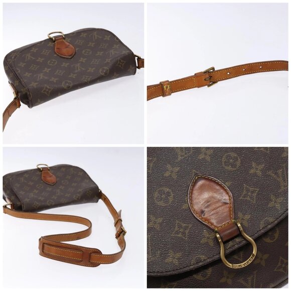 LOUIS VUITTON Monogram Saint Cloud GM Shoulder Bag M51242 LV Auth 140299 - Picture 16 of 16